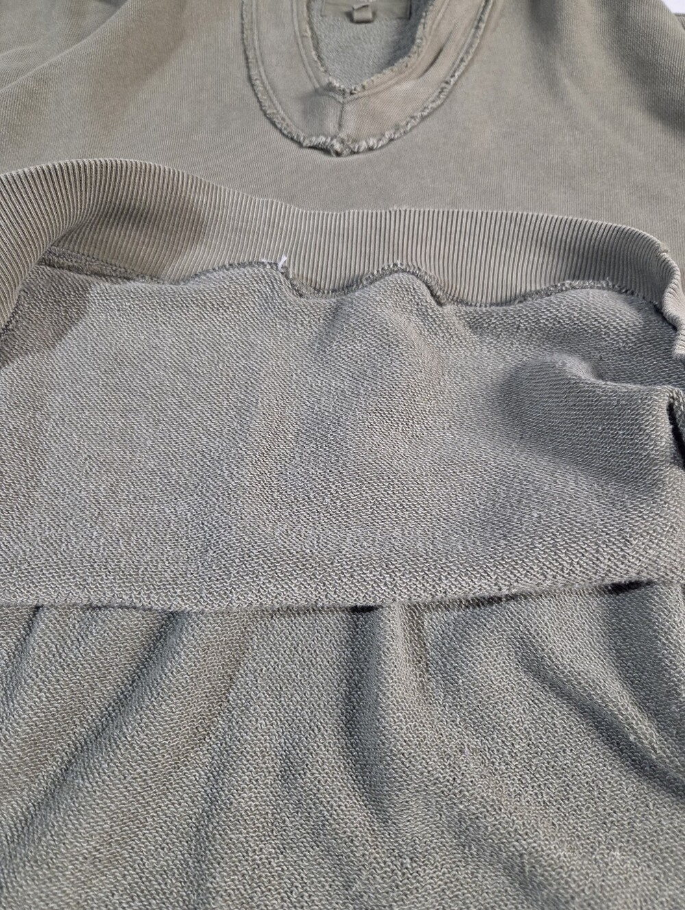 aerie Olive Green Distressed Hoodie - Picture 12 of 13